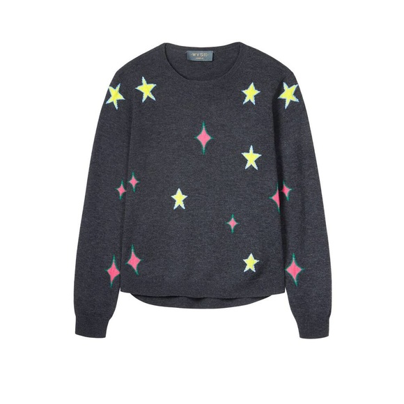 Wyse London Sweaters - Lise Star Diamond Merino Jumper